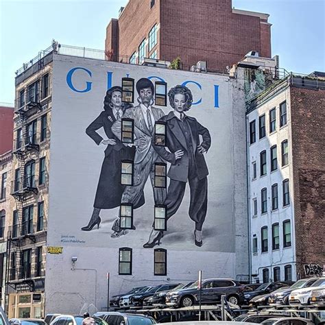 gucci art wall soho